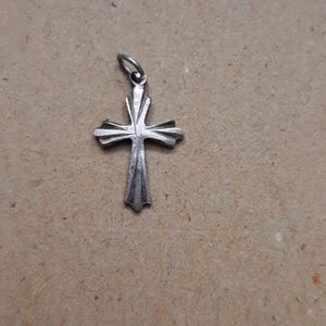 Antique Sterling silver cross handmade